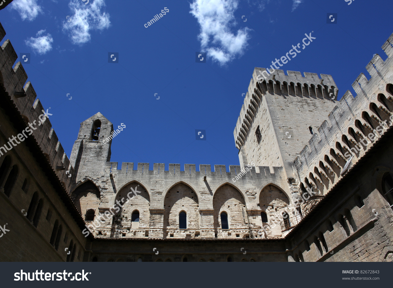 Avignon palace - France #82672843