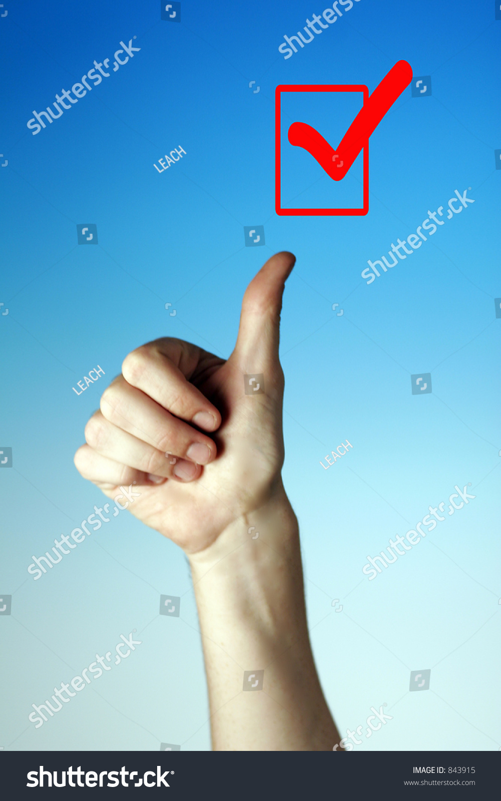 Signs and Symbols for Thumbs Up - Good - Yes - Checked Box #843915