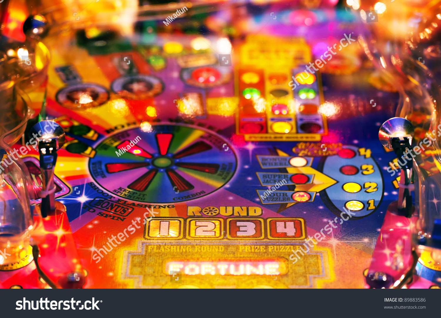 Abstract pinball background #89883586