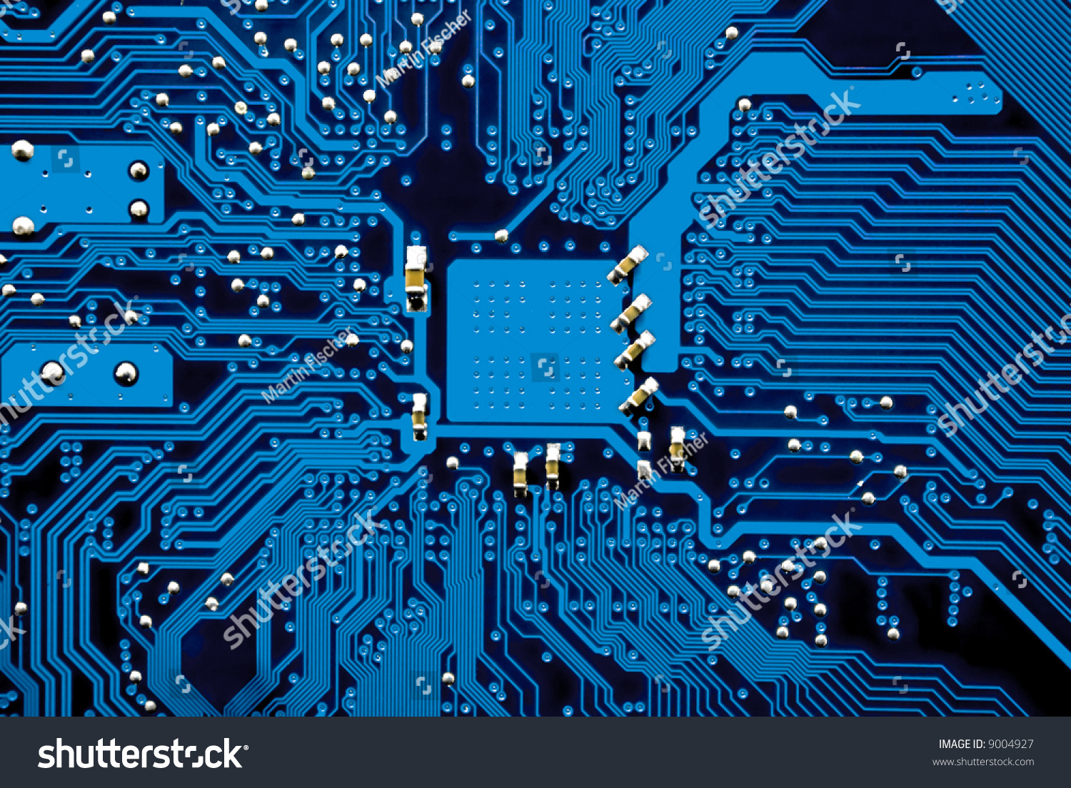 Computer Circuit Main Board Royalty Free Stock Photography Image