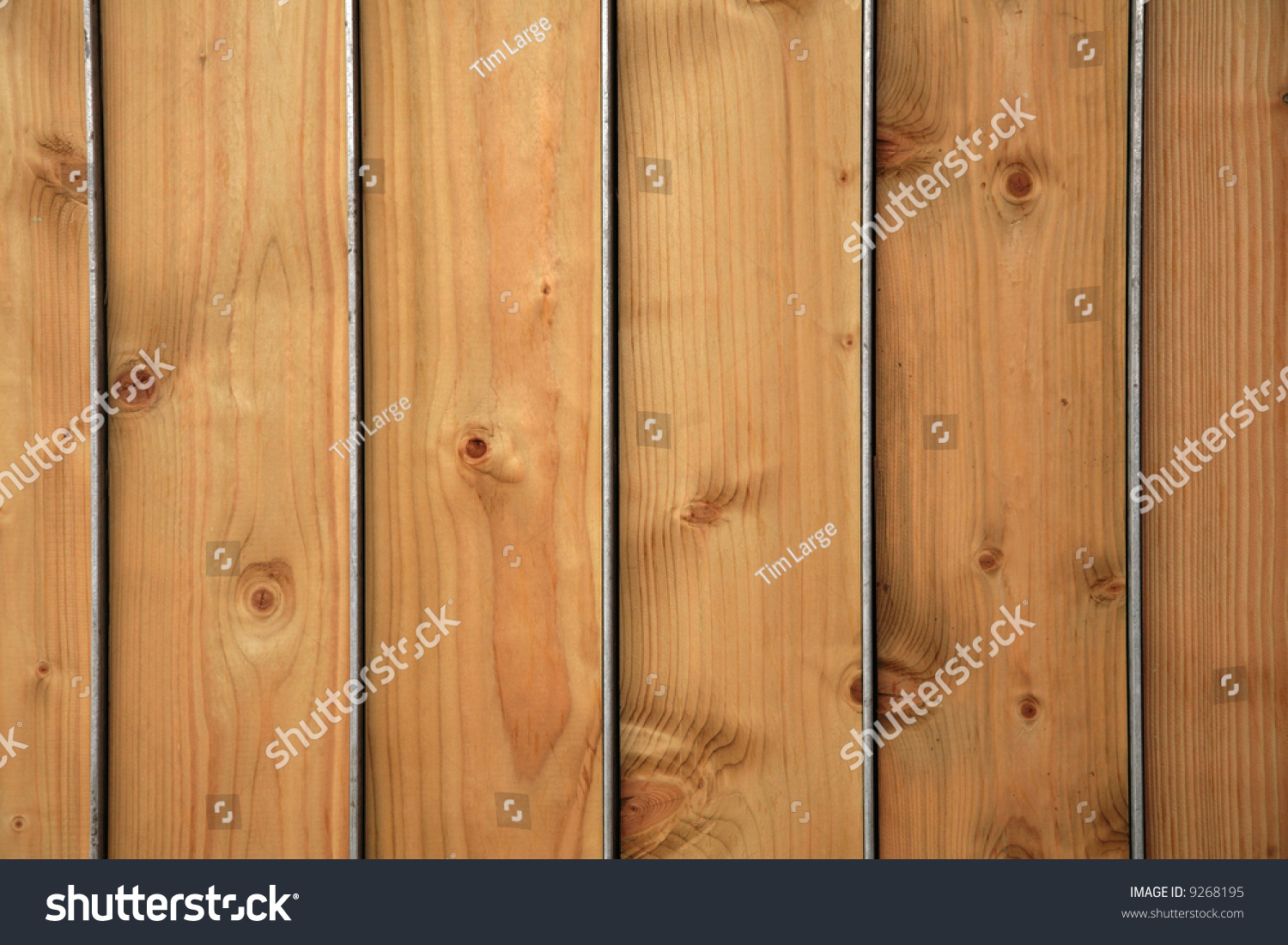 Wooden panels with steel inserts - for use as a background #9268195