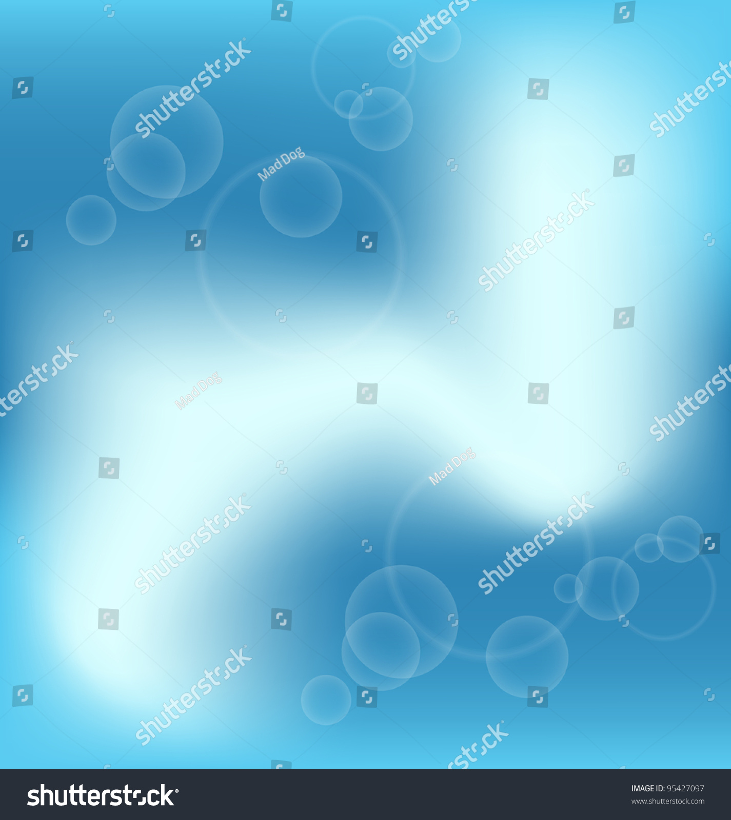 Illustration abstract blue light background for design business card - vector #95427097