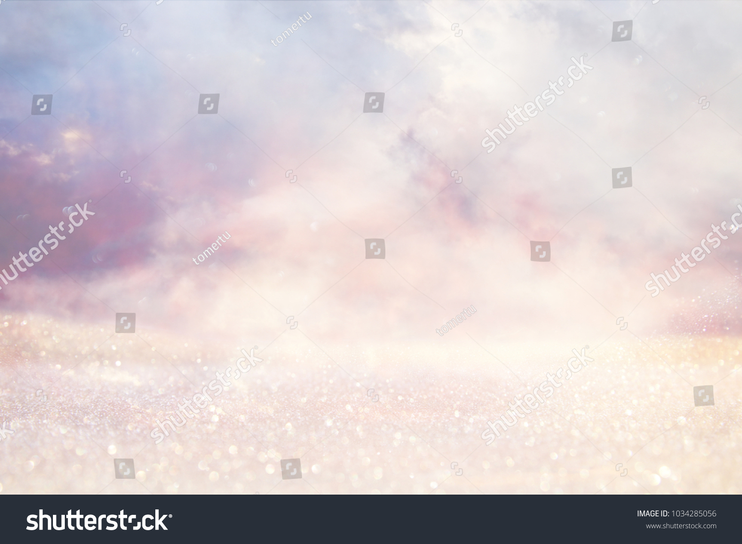 Bright galaxy or fantasy background. Abstract light burst . magical and mystery concept #1034285056