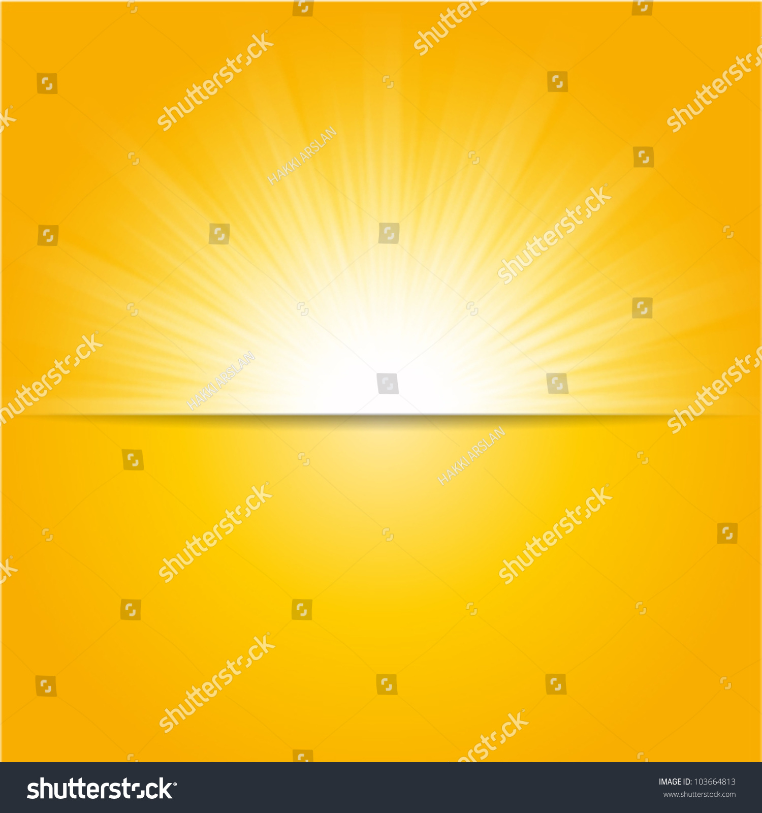 shiny sun vector, sunbeams, sunrays #103664813
