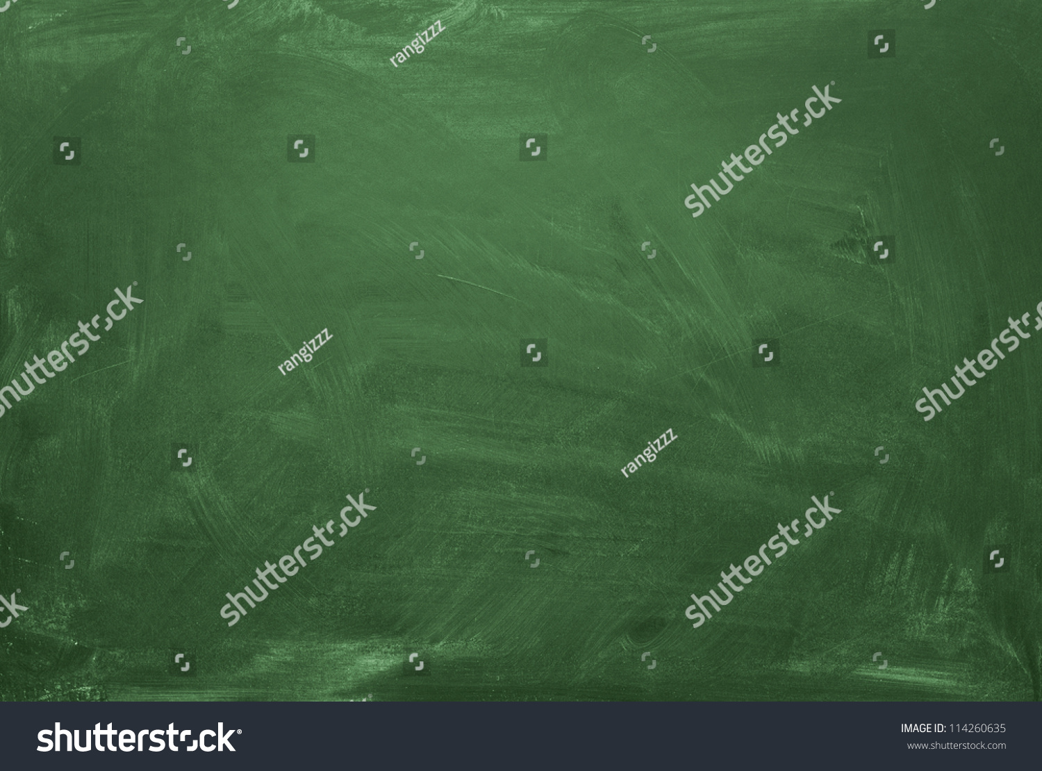 Blank green chalkboard, blackboard texture with copy space #114260635
