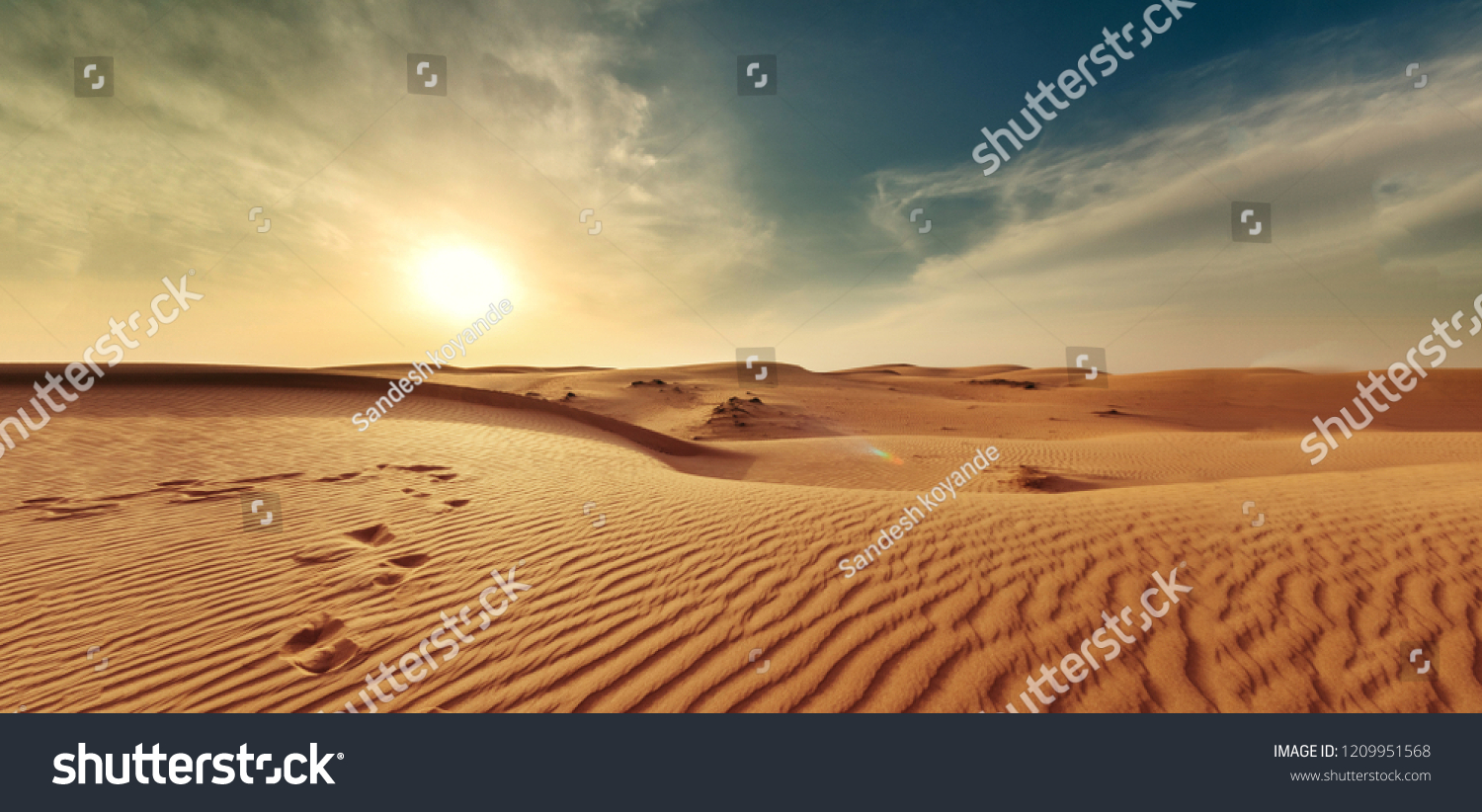 nature landscape desert sand sky #1209951568