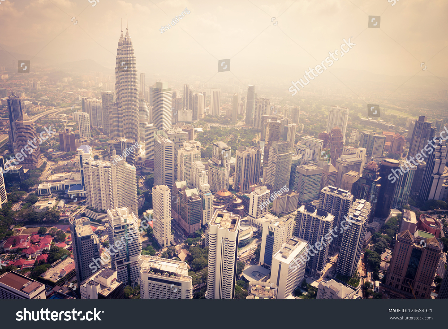 modern city in Kuala Lumpur #124684921