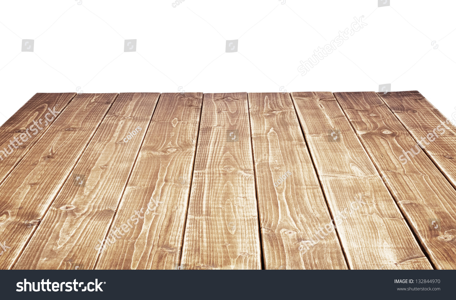 Empty wooden table top #132844970