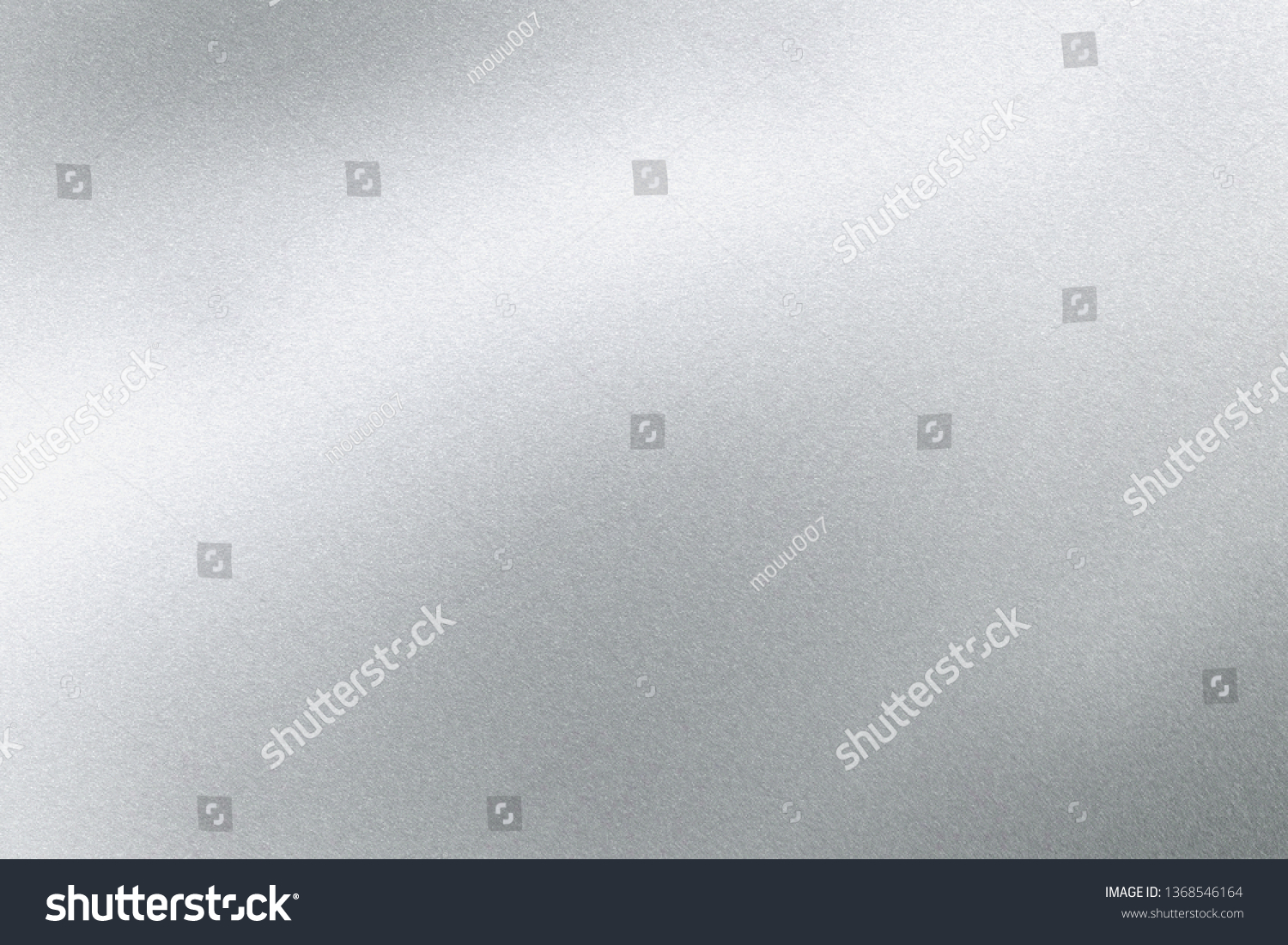 Abstract texture background, light shining on silver stainless sheet #1368546164