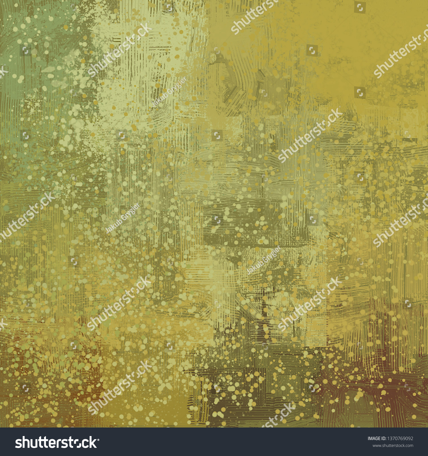 Abstract texture. 2d illustration. Expressive handmade oil painting on canvas. Wide brushstrokes. Modern art. Multi color backdrop. Contemporary brush. Artistic digital palette image. #1370769092