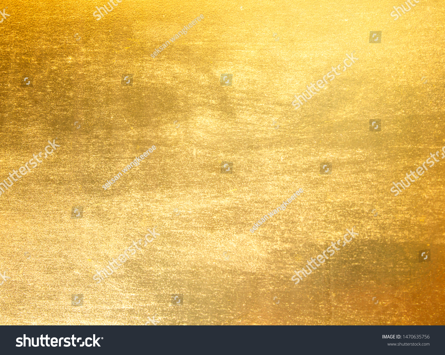 Shiny yellow leaf gold foil texture background #1470635756