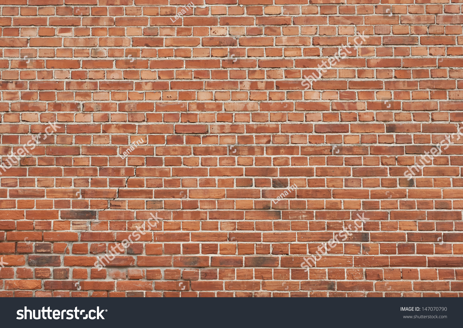 Background of old vintage brick wall #147070790