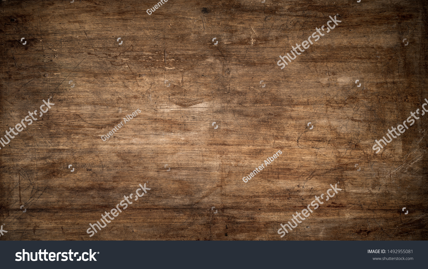 Dark Brown Wood Texture with Scratches as Background #1492955081