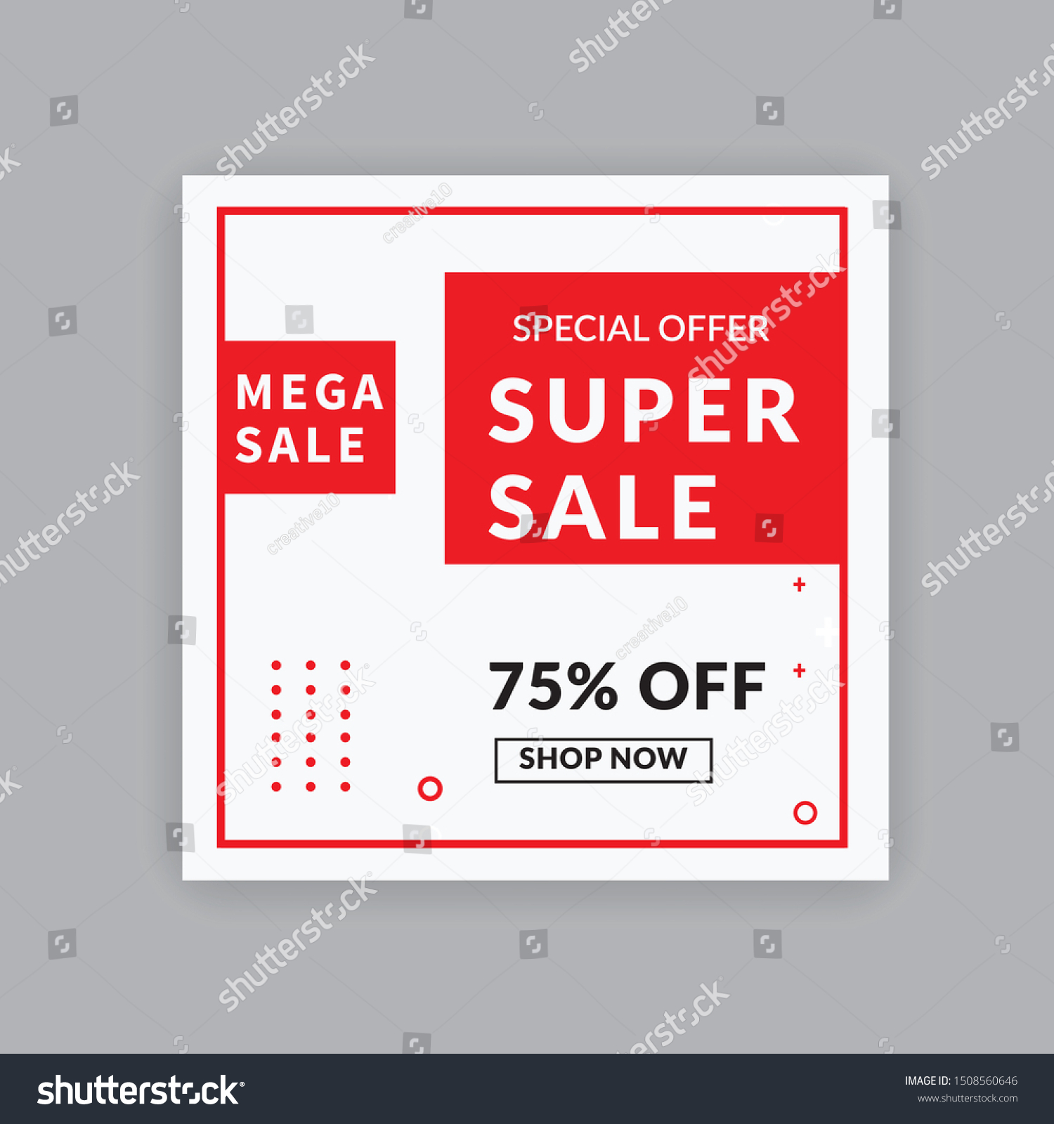 Black Friday Sale Banner instagram story template design with balloon and confetti. Set of Black Friday web banner label special offer. Use for social media post such. Vector illustration. #1508560646