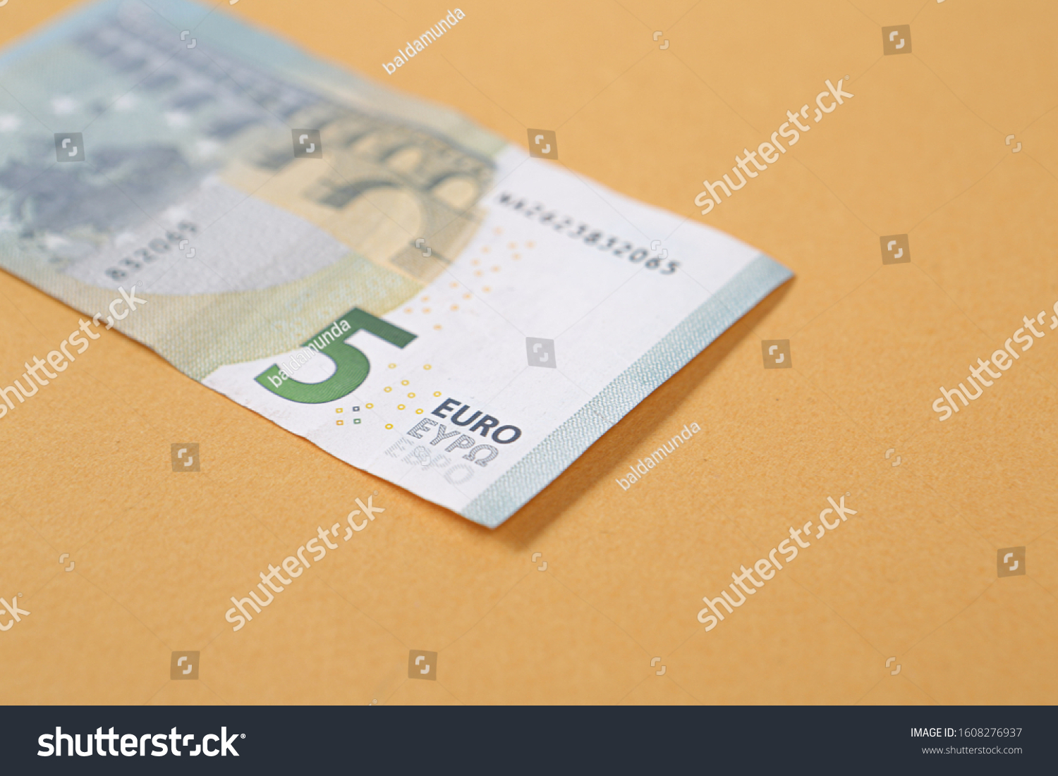 European currency money, euro banknotes #1608276937