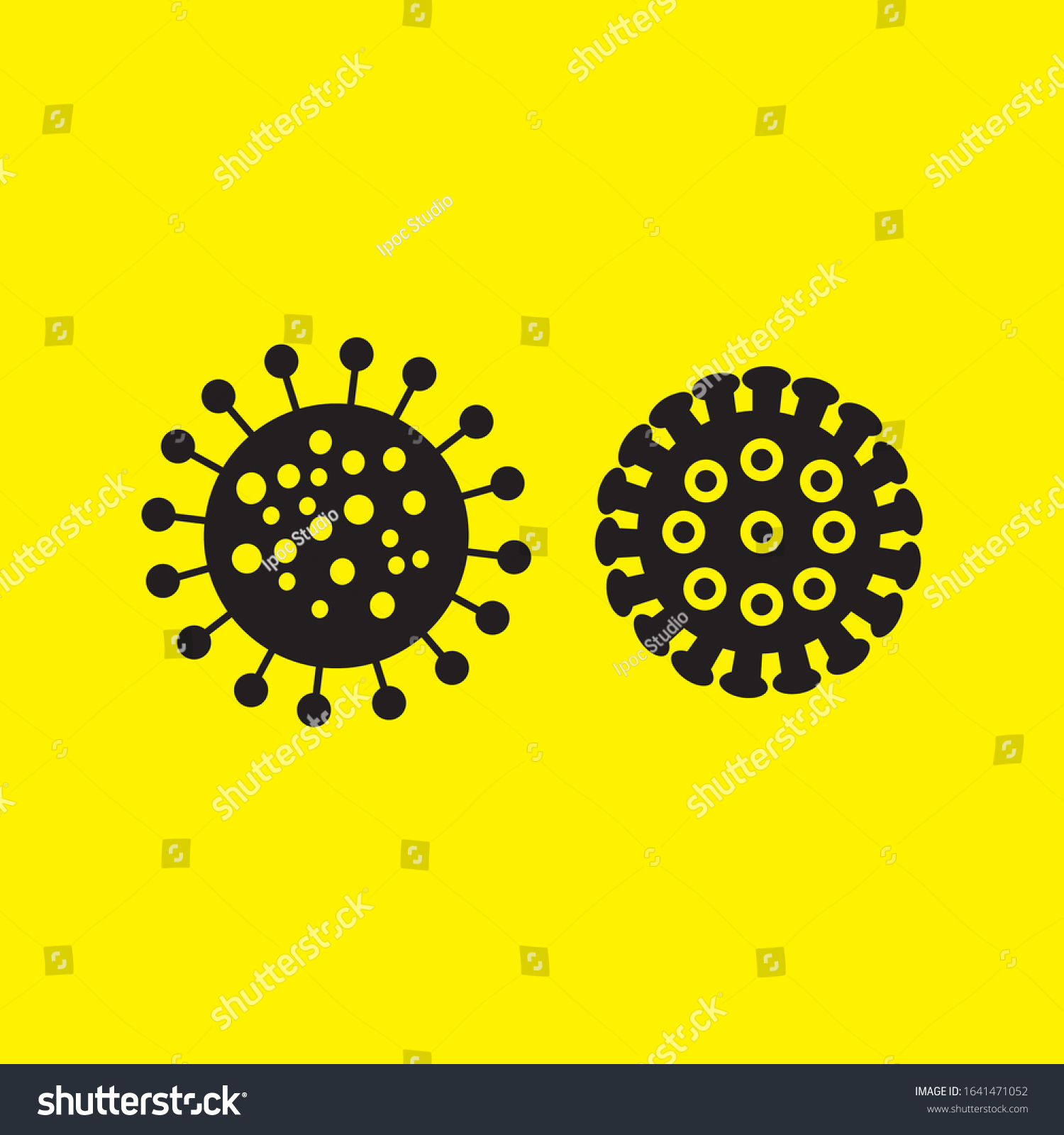 illustration graphic vector of corona virus in wuhan,corona virus infection. 2019-nvoc virus.corona virus microbe. #1641471052