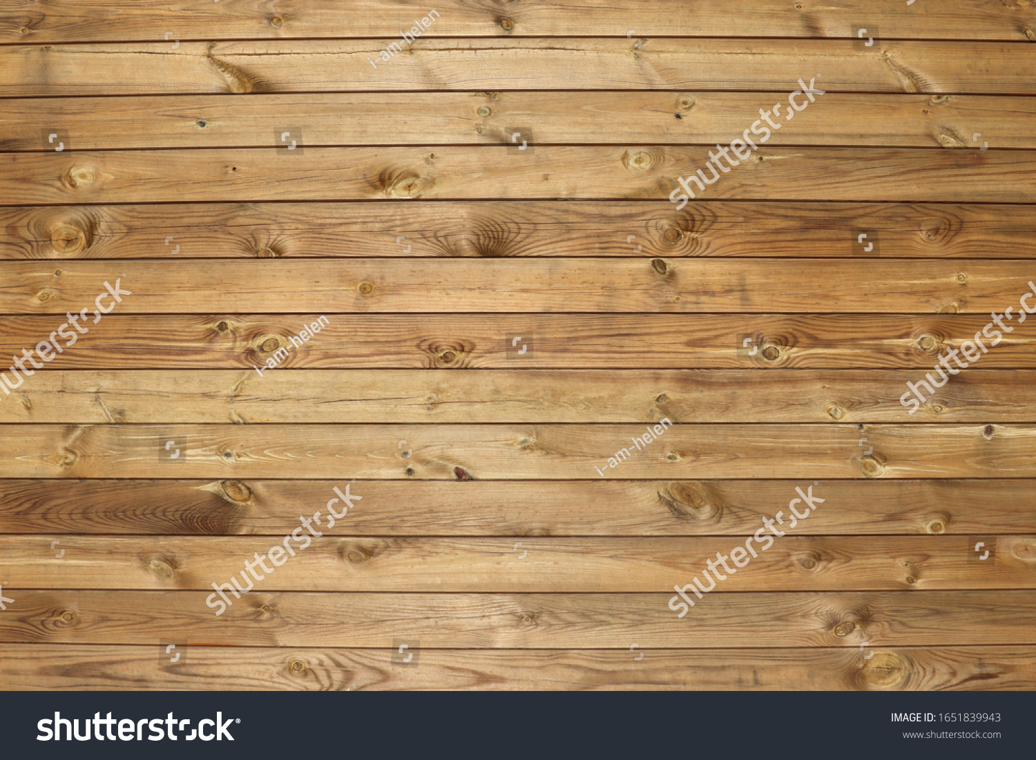 Dark brown wooden fence for abstract wooden backgrounds and textures. Wood horizontal panels with knots. #1651839943