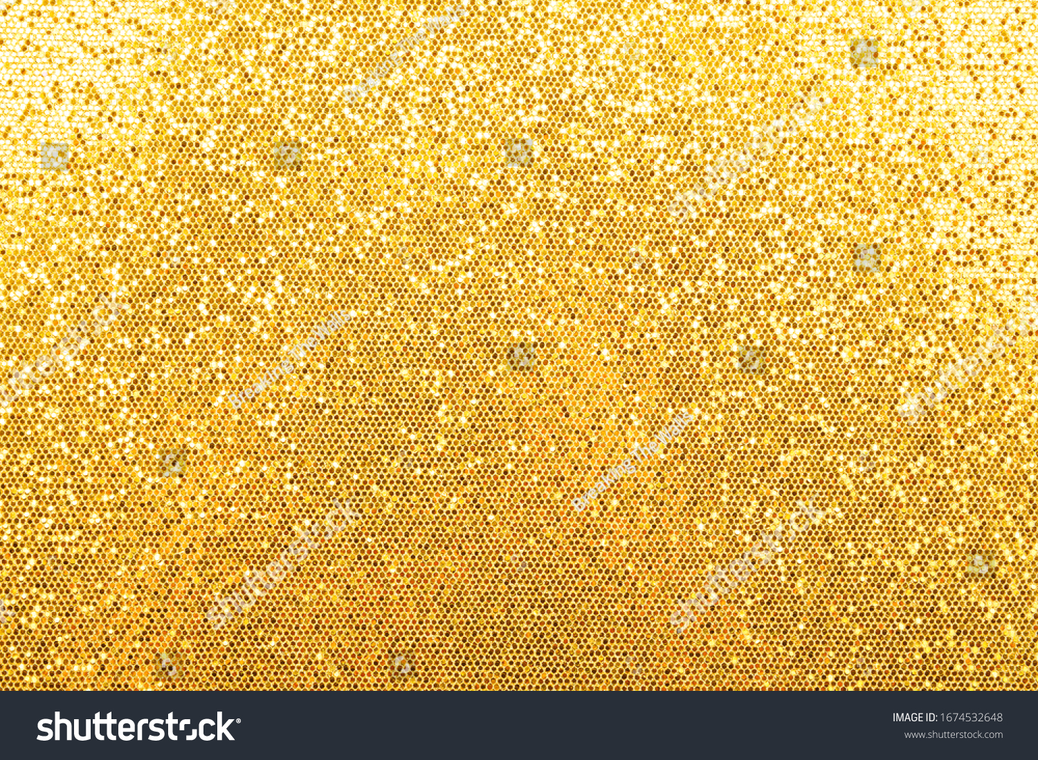 Abstract background texture of shiny golden glitter pattern light gradient #1674532648
