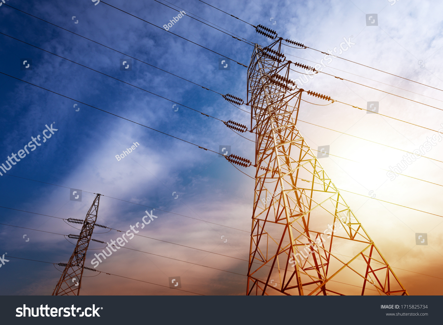 High voltage post or High voltage tower #1715825734