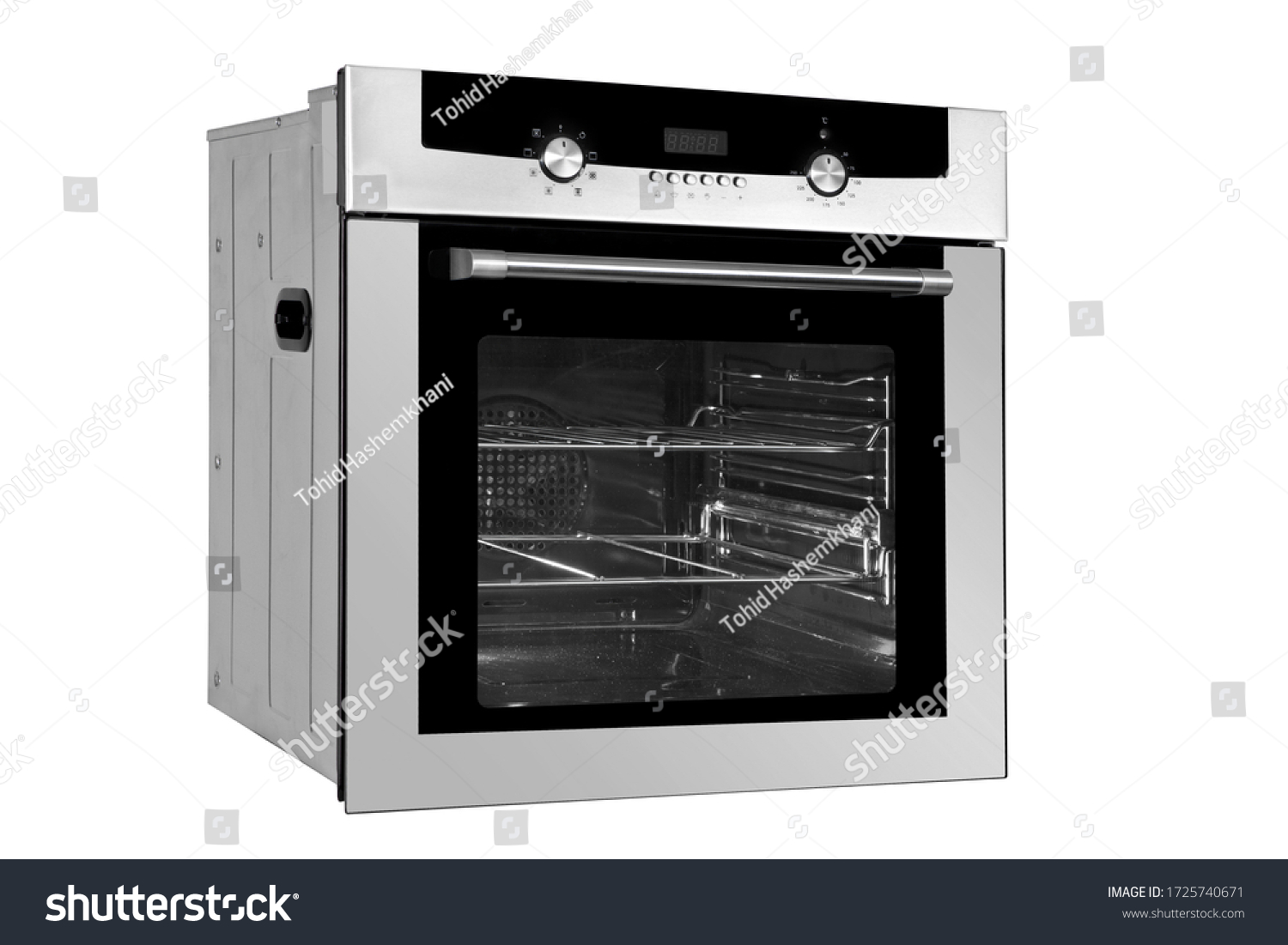 Kitchen oven isolated on white background #1725740671