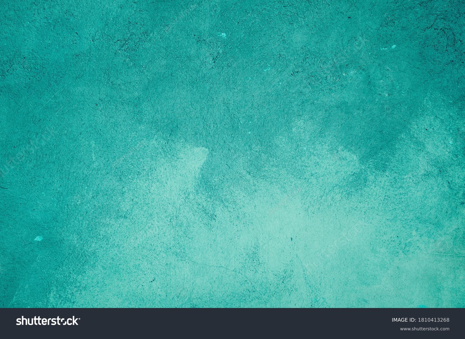 Turquoise painted wall background or texture  #1810413268
