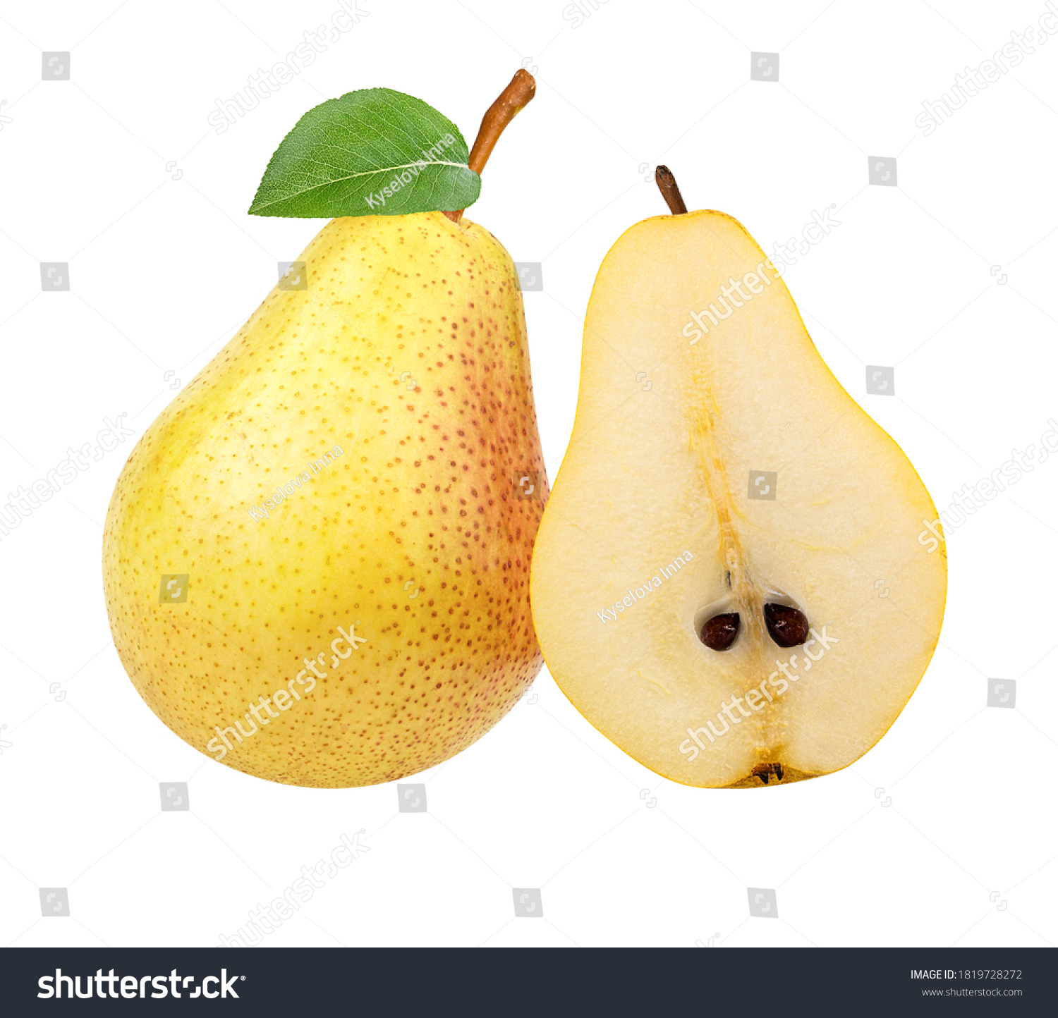 Pear isolated on white background #1819728272