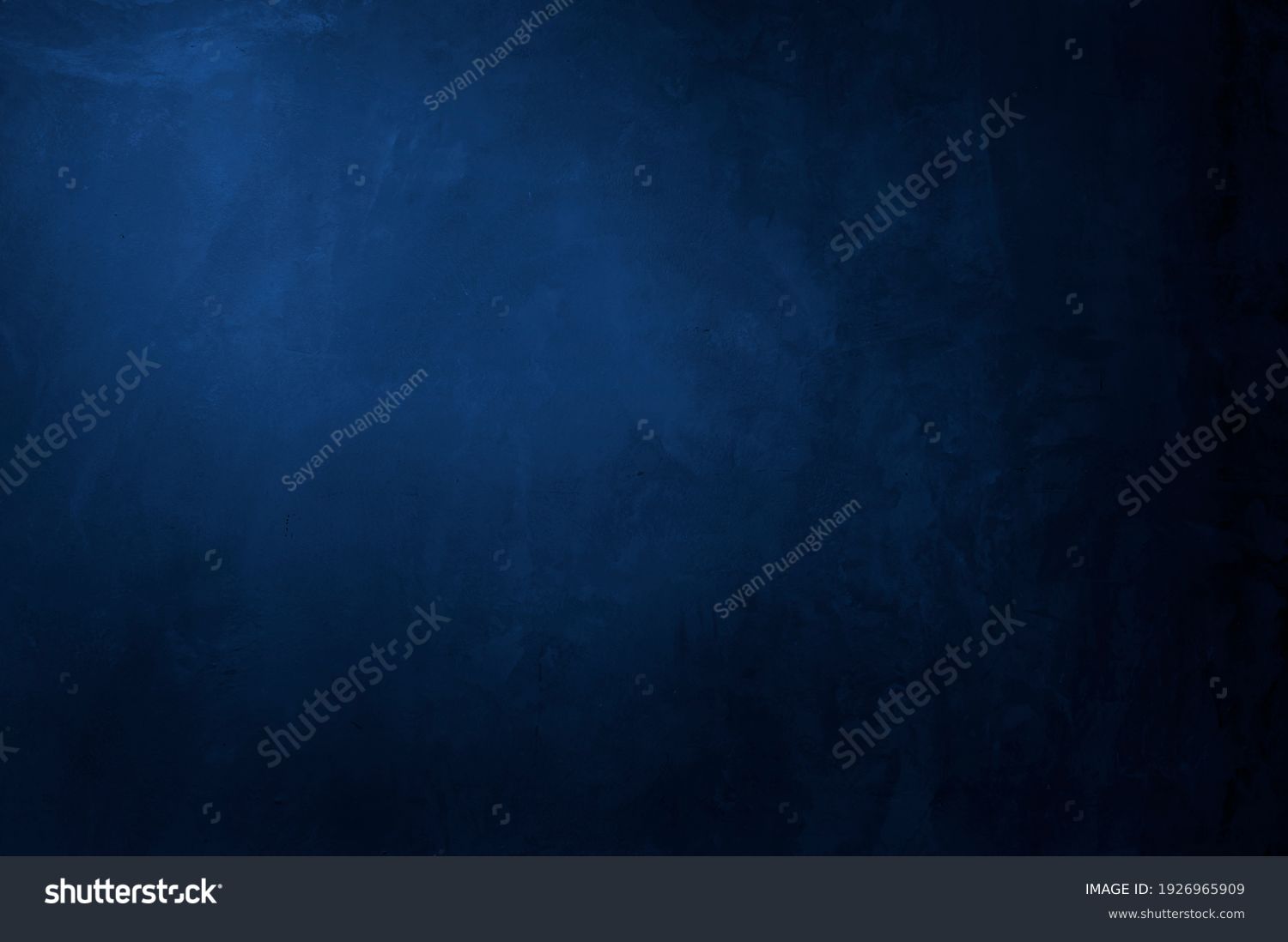 Empty old dark blue cement wall texture backgrounds #1926965909