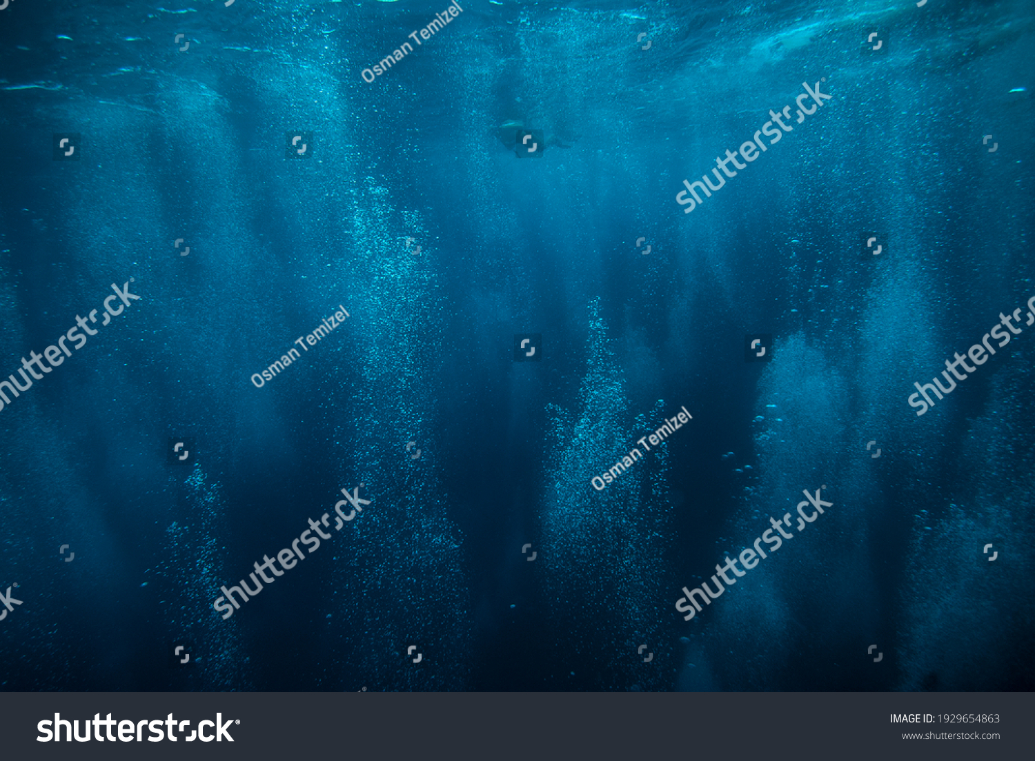 underwater bubbles, water bubbles. Maldives #1929654863