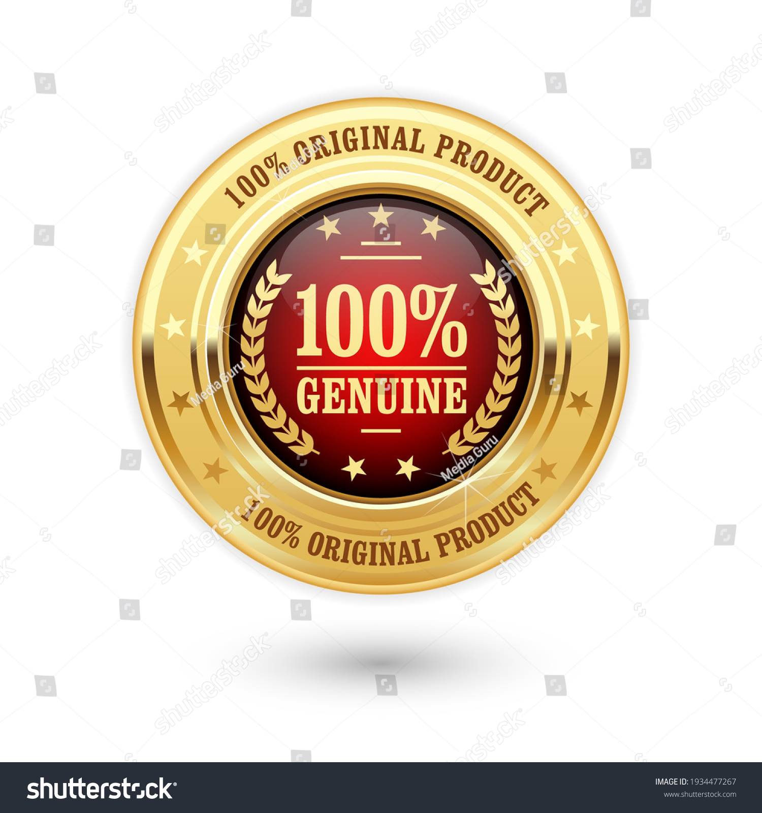 100 percent genuine product - golden insignia (medal) #1934477267