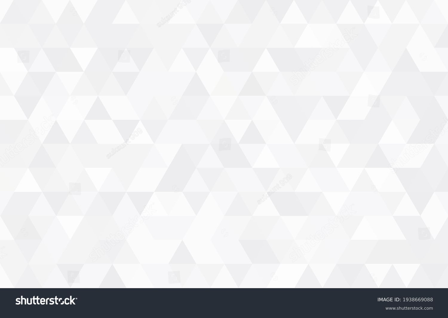 Abstract geometry  triangle  pattern white and gray background.vector #1938669088
