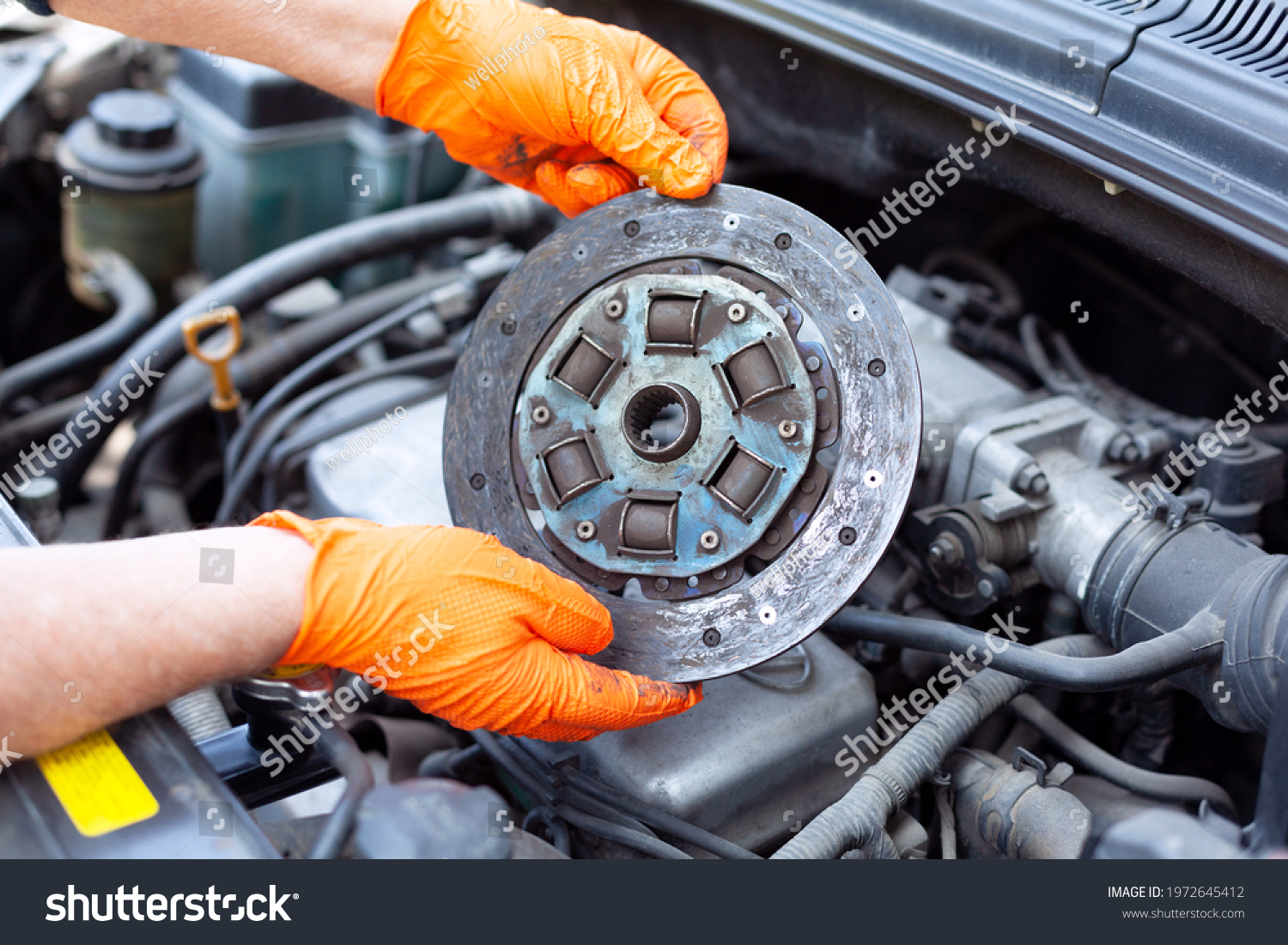 Car clutch disc failure repair replacement or inspection #1972645412