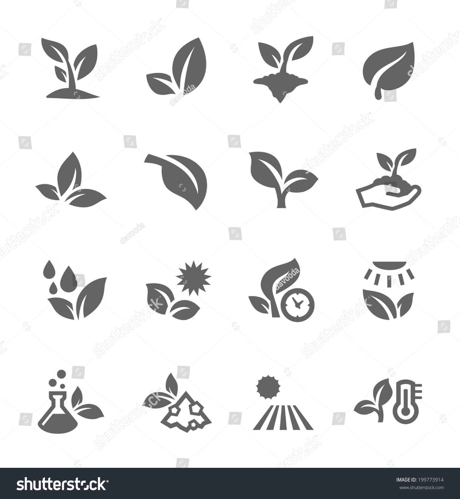 Plants icons #199773914