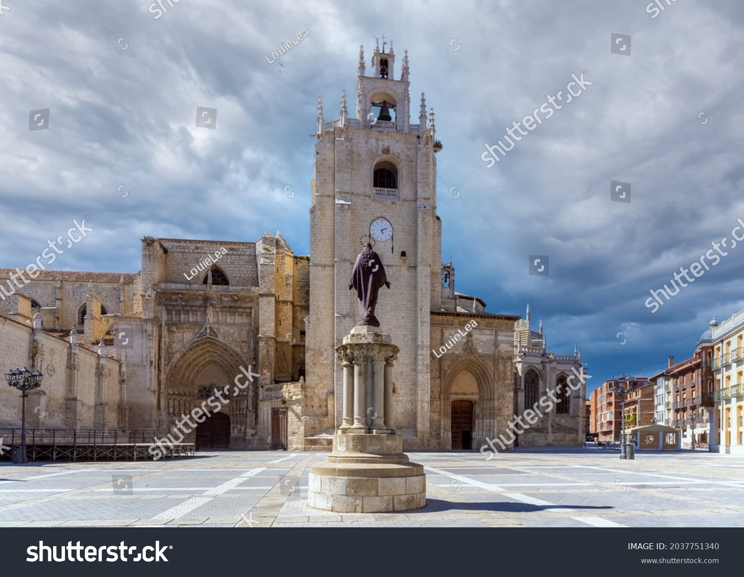 Palencia Cathedral (Catedral de Palencia), Castille and Leon, Spain. #2037751340