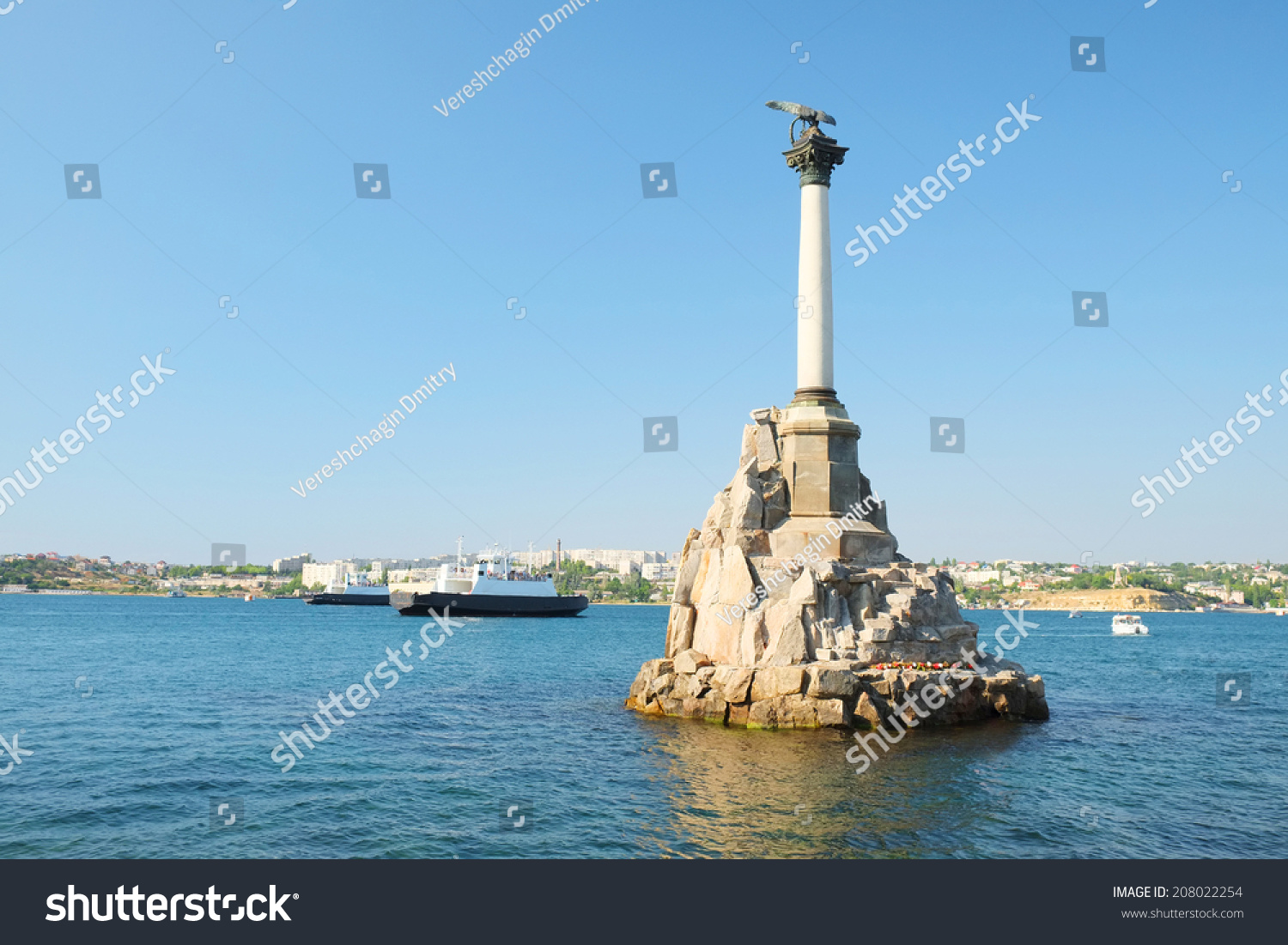 the image of a Monument to the Scuttled Warships in Sevastopol #208022254