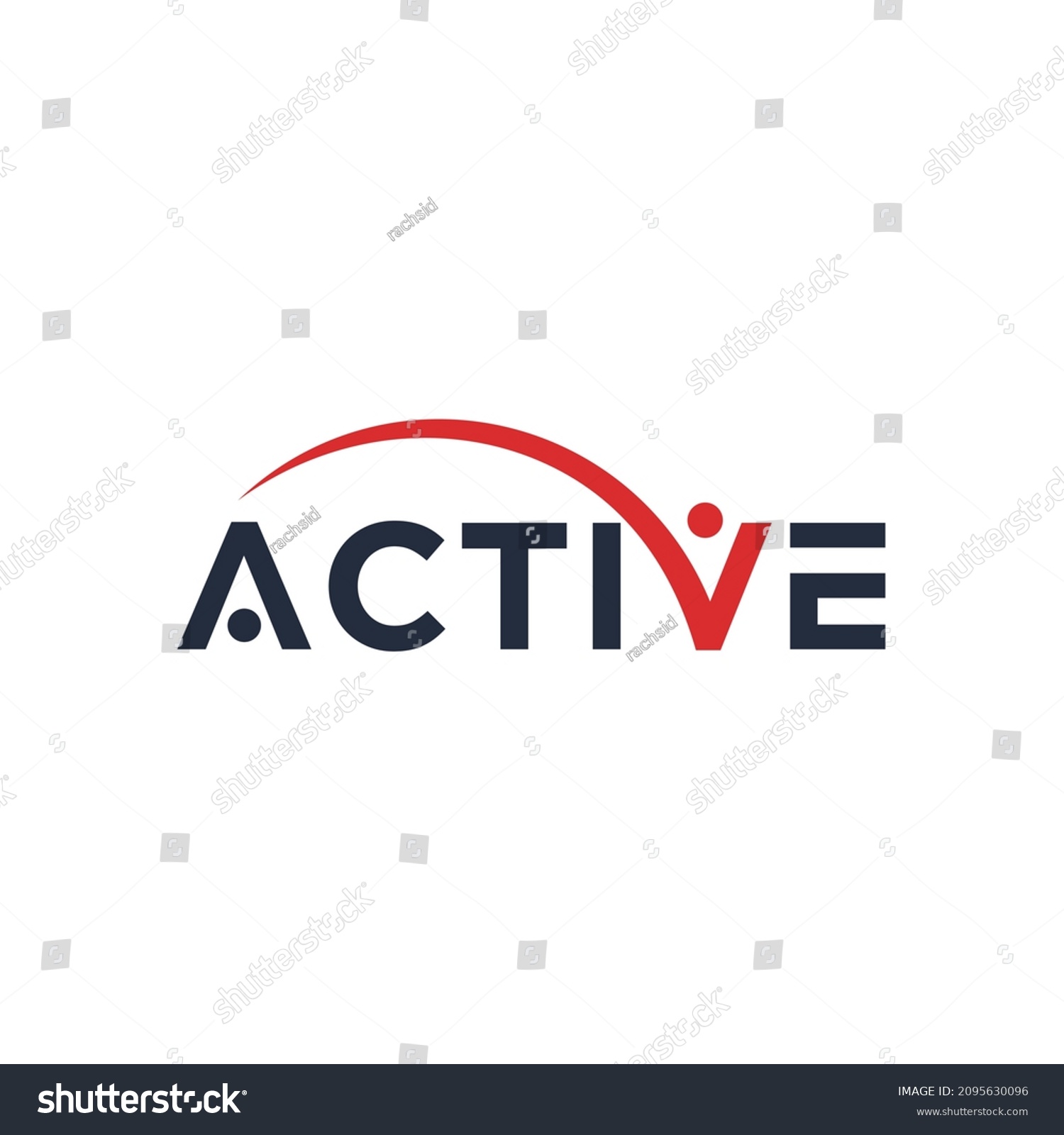 Typography Text Active Logo Design Inspiration #2095630096