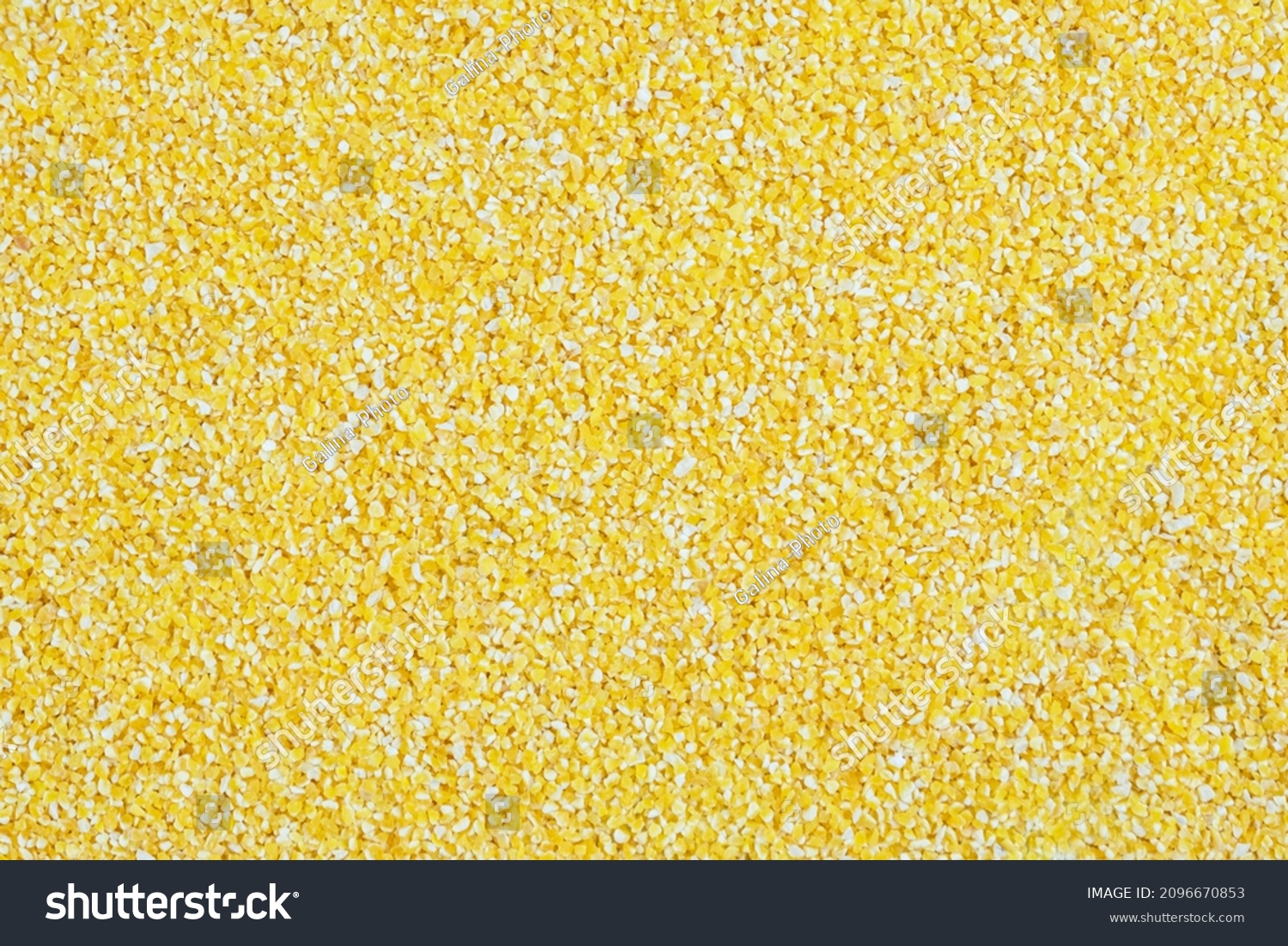 Abstract texture from corn grits. Corn products, gluten-free food. #2096670853