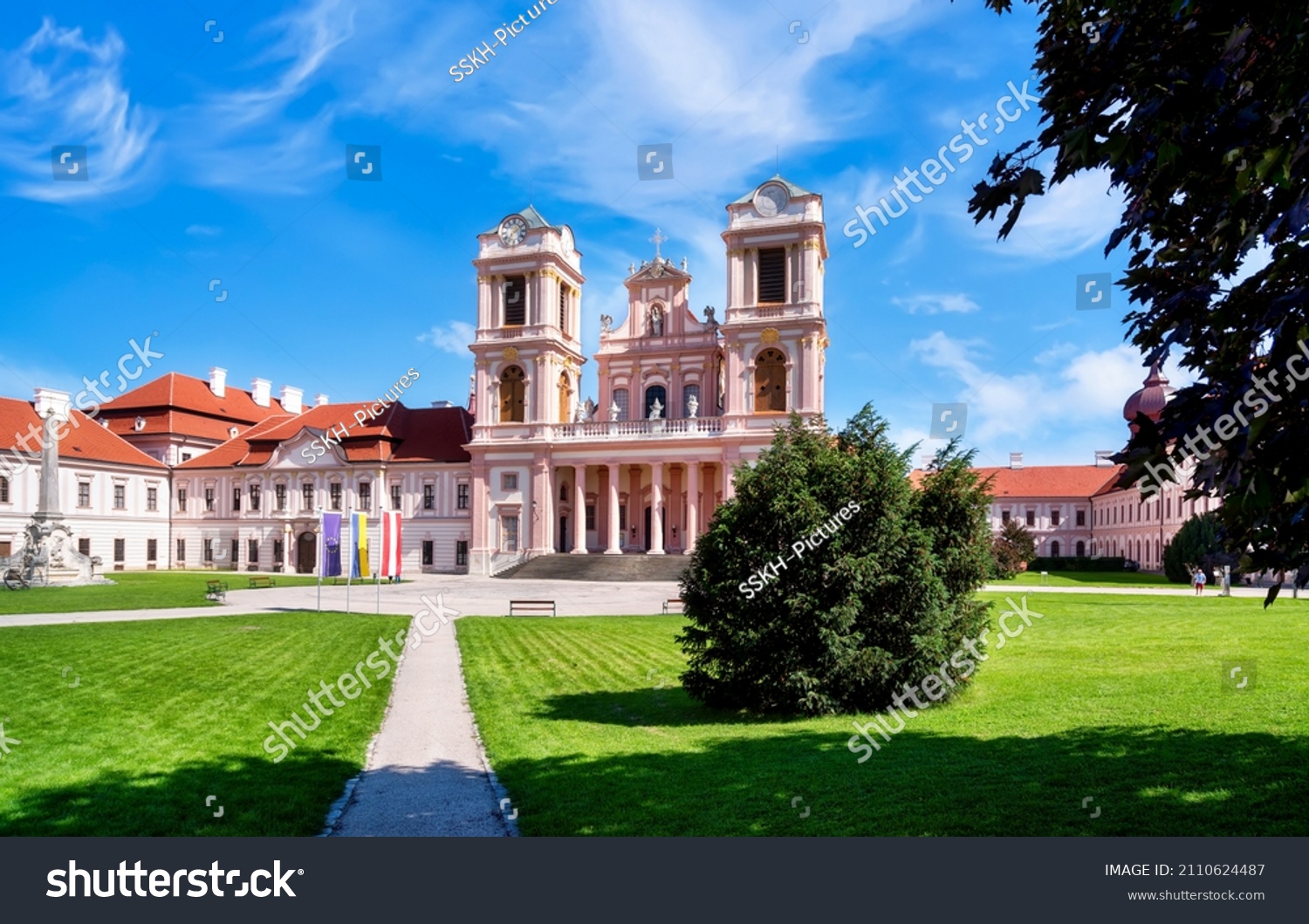 Goettweig Abbey - Benedictine monastery near Krems in Lower Austria. World Heritage Site since 2001. #2110624487
