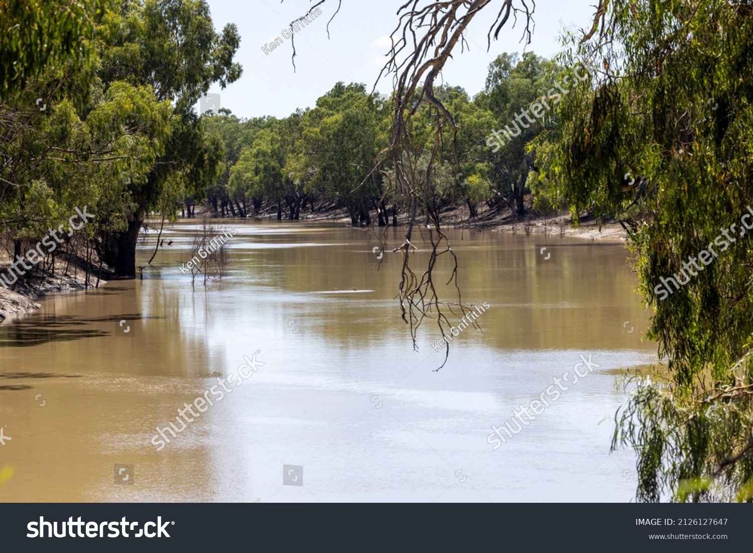 Darling River at Bourke New South Wales Australia #2126127647