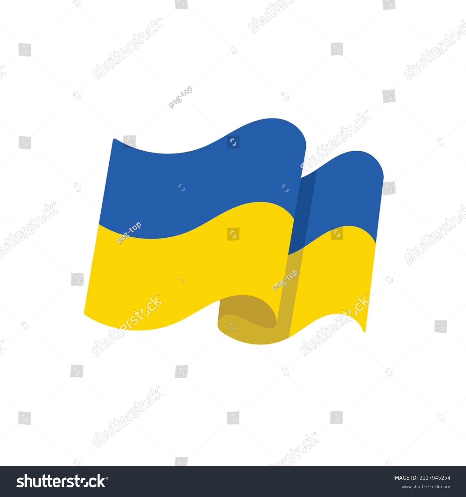 
Flag Ukraine. Flag Ukraine vector #2127945254