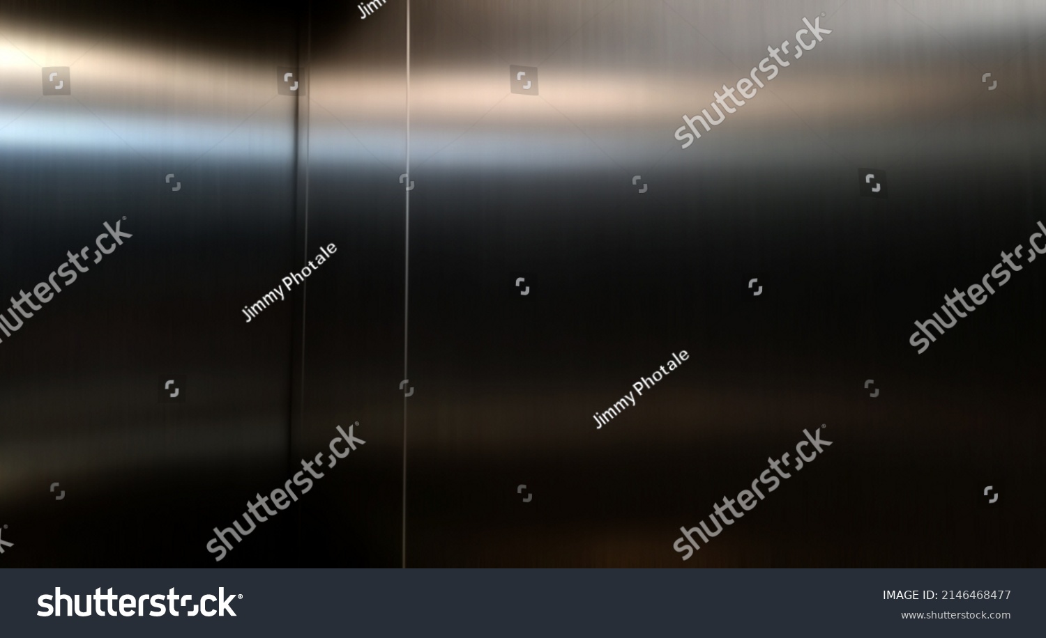 Reflection of light on a shiny metal texture,stainless steel background. #2146468477