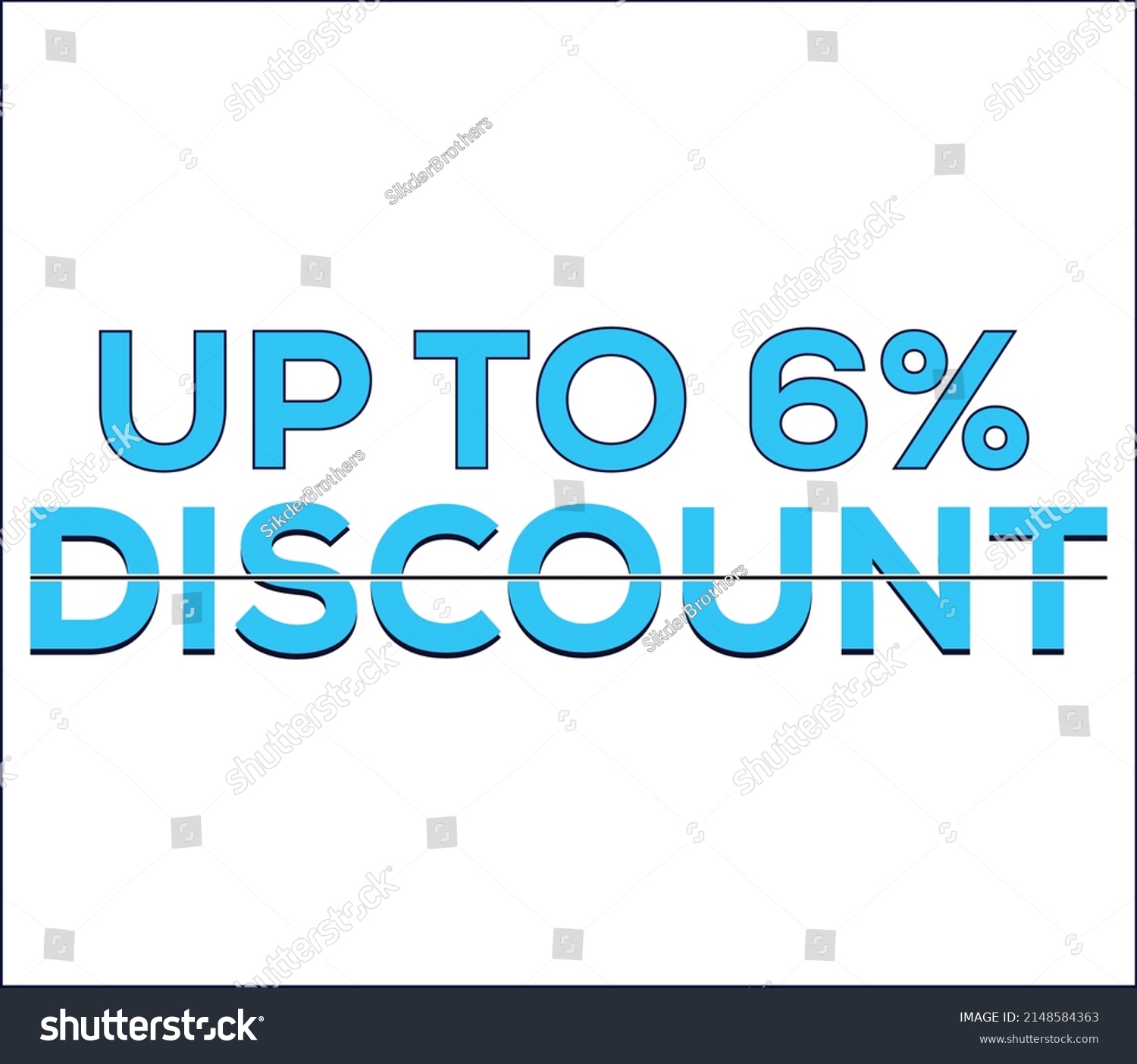 Up to percentage off Sale. Discount offer price sign. Special offer symbol. Discount tag badge Vector Illustration. Perfect design for shop and sale banners #2148584363