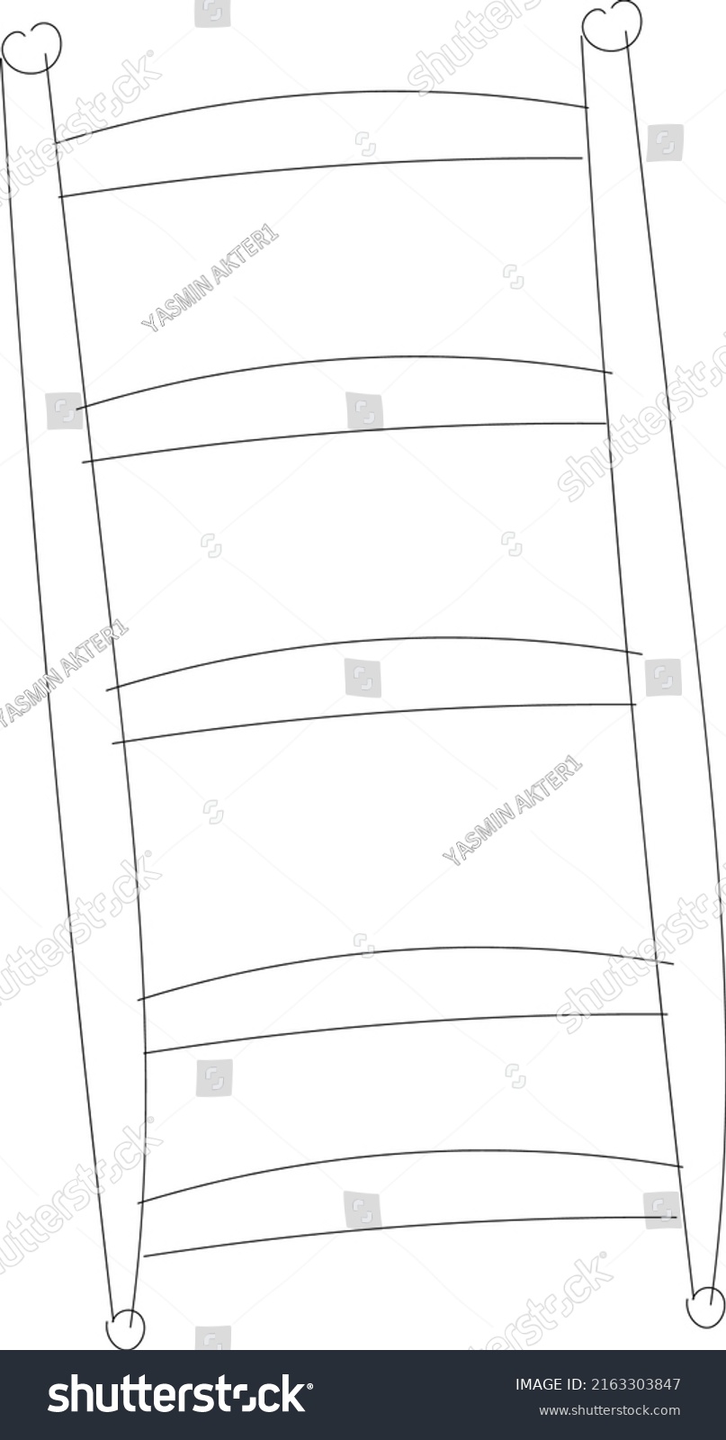 A Simple Ladder Line Art Design #2163303847