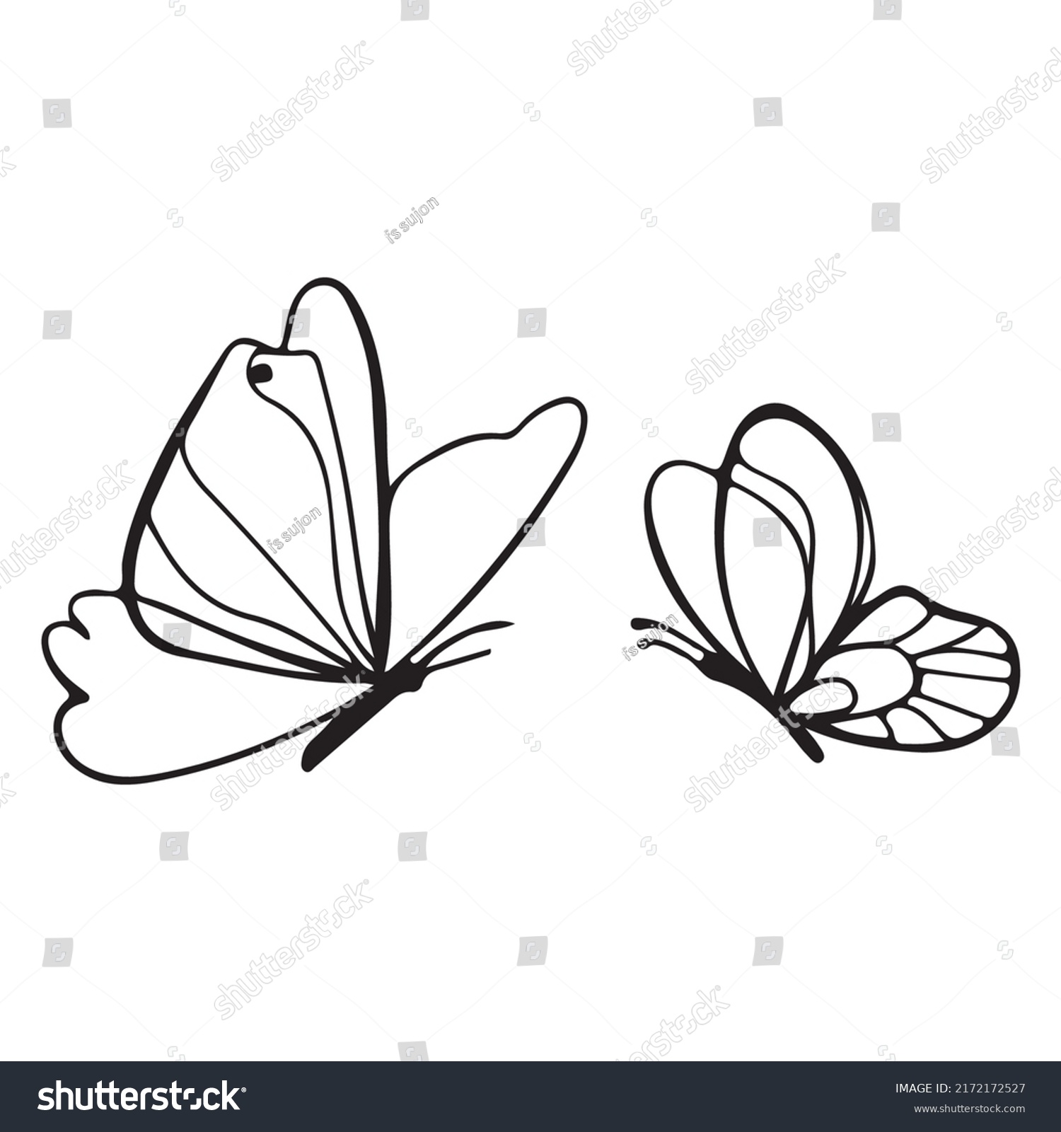 A awesome butterfly vector art #2172172527