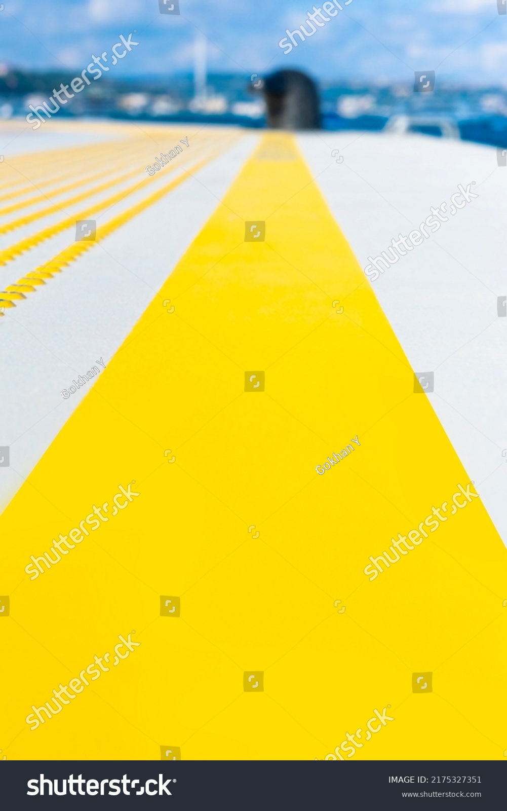 Do not cross yellow line. Warning Line #2175327351
