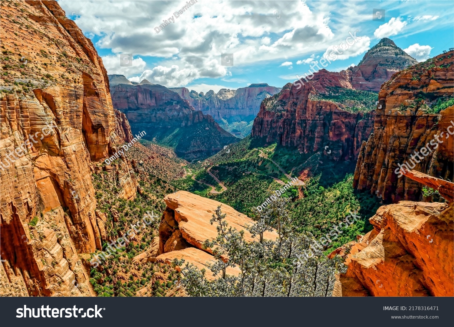 The expanse of a beautiful canyon. Canyon panorama. Canyon mountains landscape. Beautiful canyon landscape #2178316471