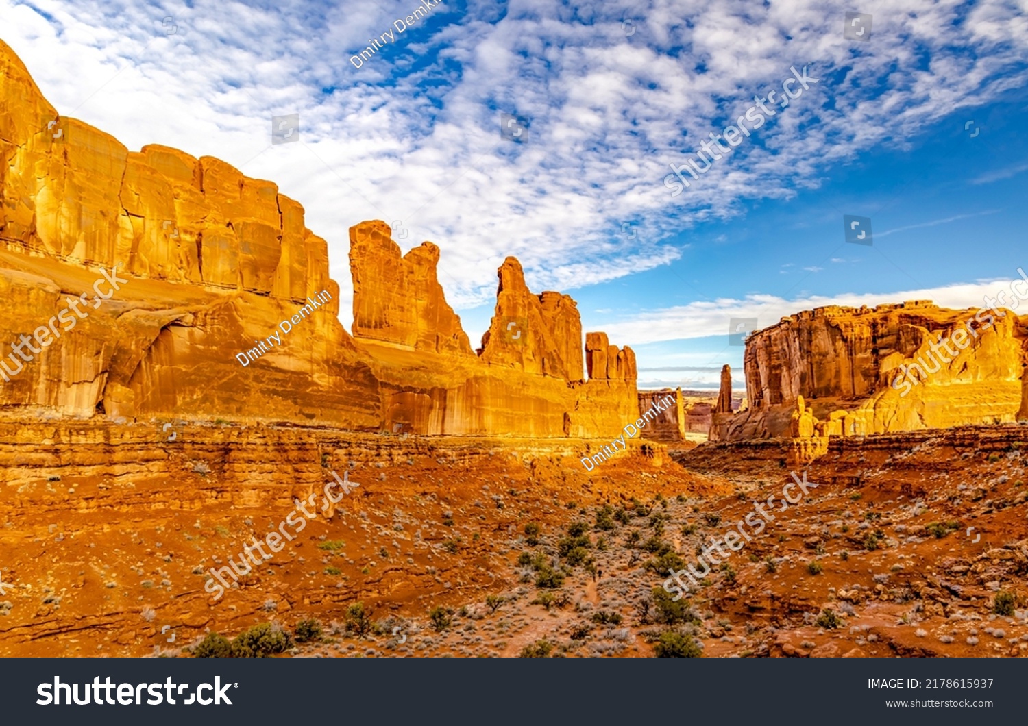 The beauty of the canyon. Red rock canyon landscape. Canyon desert landscape. Canyon desert panorama #2178615937
