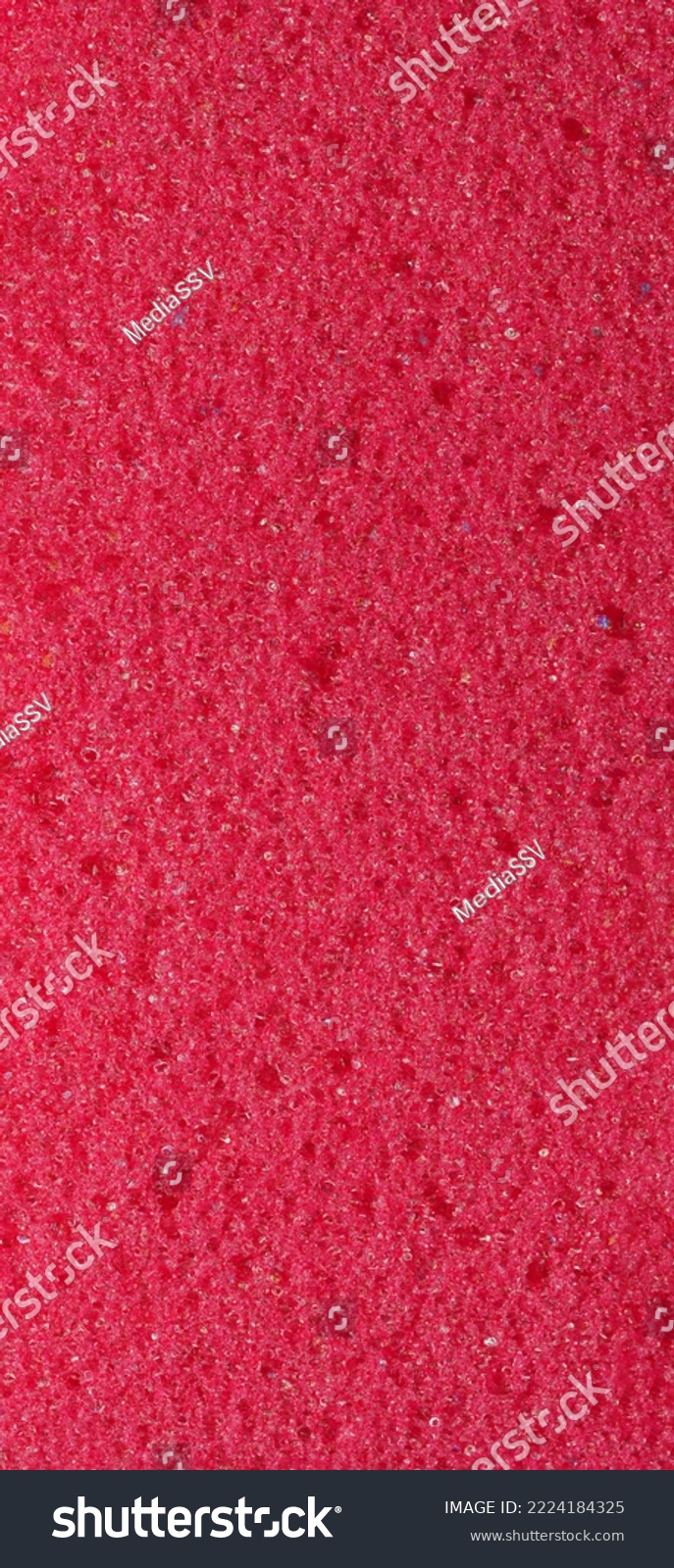 close-up, background, texture, large long vertical banner. heterogeneous surface fine pore structure bright saturated red pumice stone for finger care. full depth of field. high resolution photo #2224184325