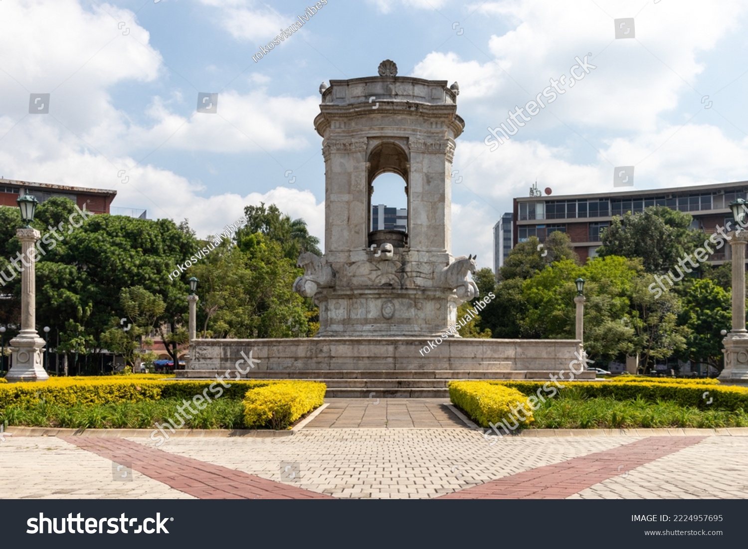 Plaza spain in guatemala city during a sunny day #2224957695