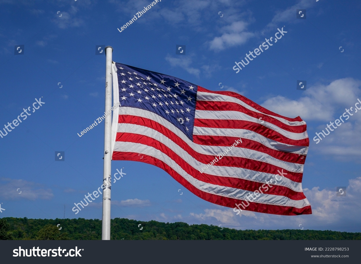 The American Flag in the wind #2228798253
