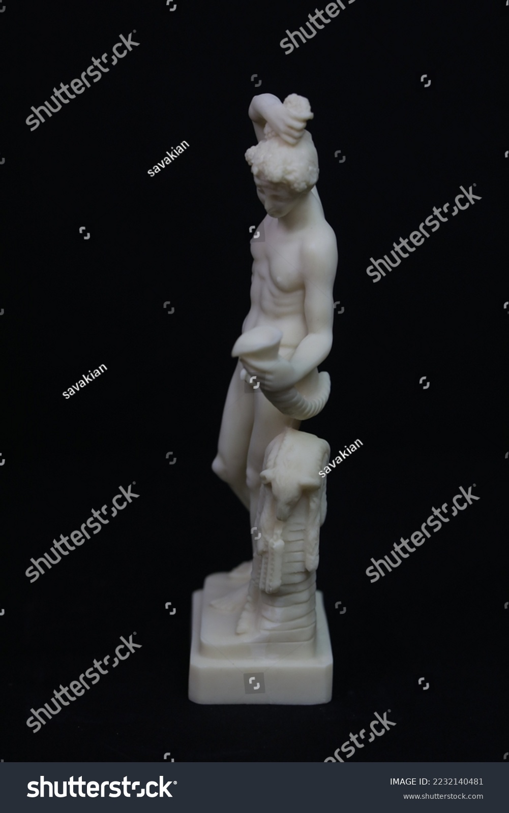 Different figure representation portraying a Greek shepherd, Jesus Christ as well as Sappho #2232140481